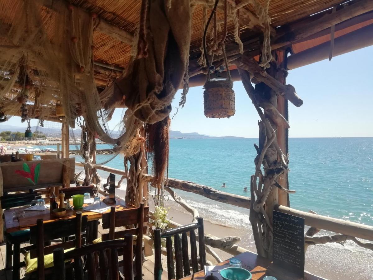 Cote D'Azur Joli Studio 50M Plage, Climatisation , Parking. Villeneuve-Loubet Εξωτερικό φωτογραφία
