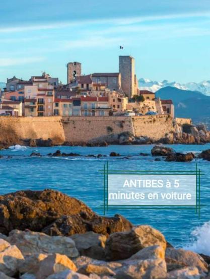 Cote D'Azur Joli Studio 50M Plage, Climatisation , Parking. Villeneuve-Loubet Εξωτερικό φωτογραφία