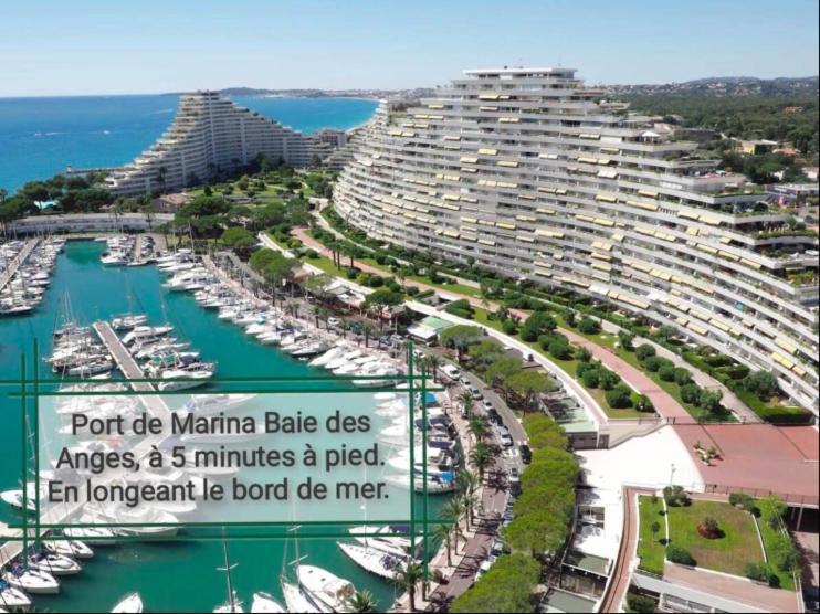 Cote D'Azur Joli Studio 50M Plage, Climatisation , Parking. Villeneuve-Loubet Εξωτερικό φωτογραφία